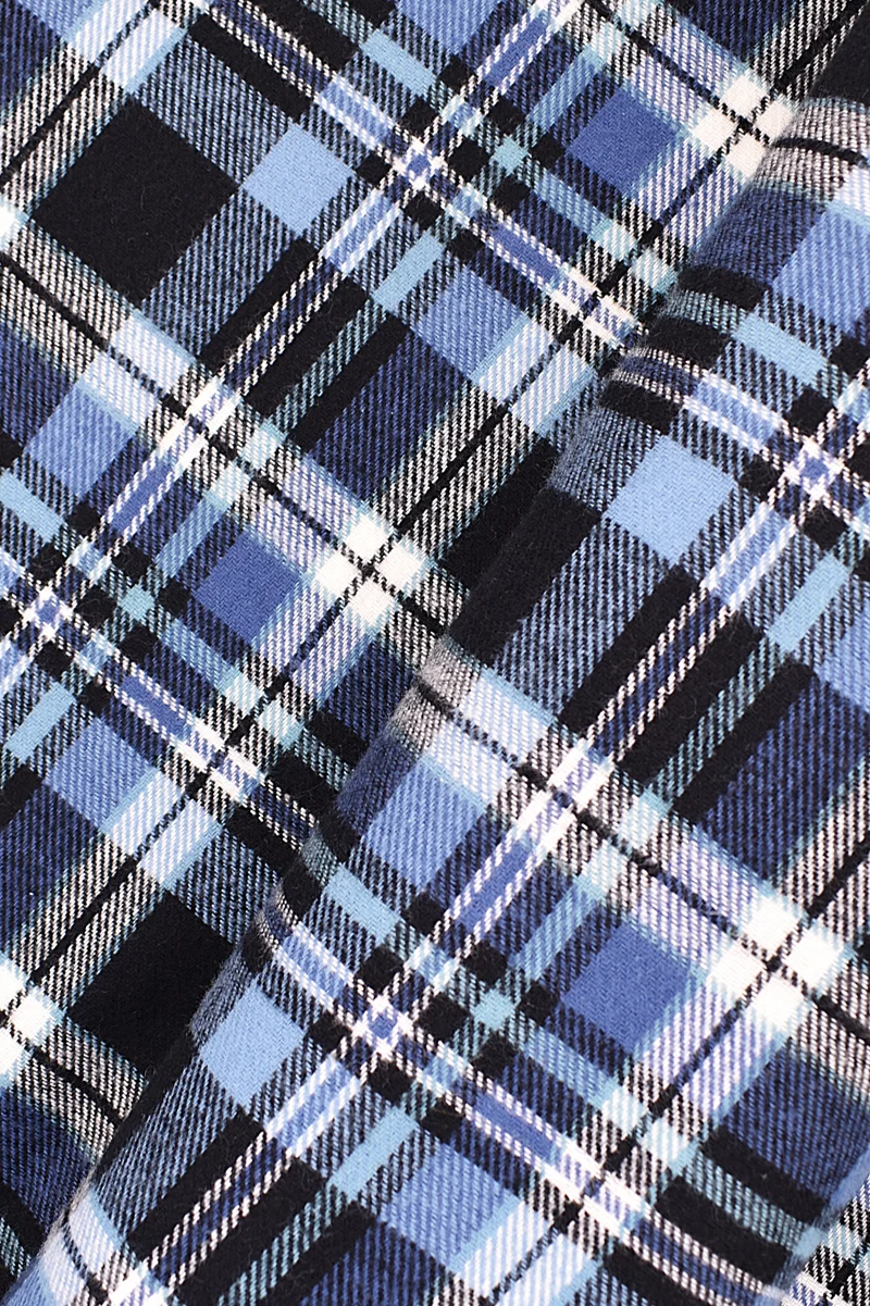 Flanella 100% cotone fantasia tartan