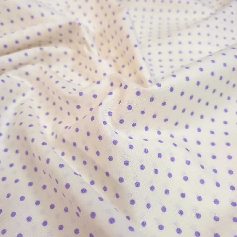 Cotone Americano H 110 cm - POIS LILLA