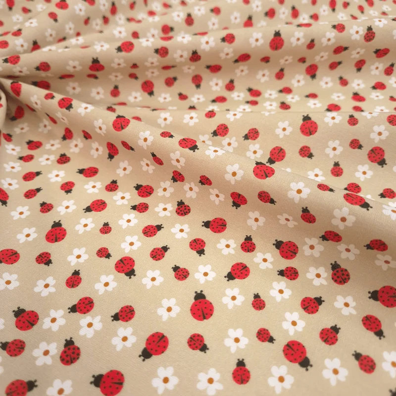 Tessuto Cotone H 150 cm - COCCINELLE