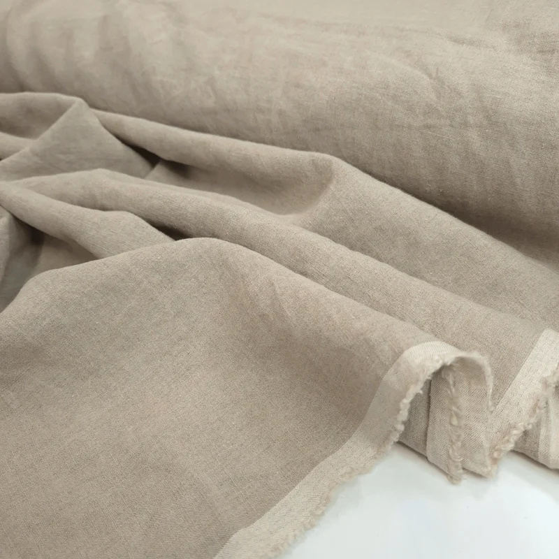 Lino Stonewashed H 300 cm - NATURALE