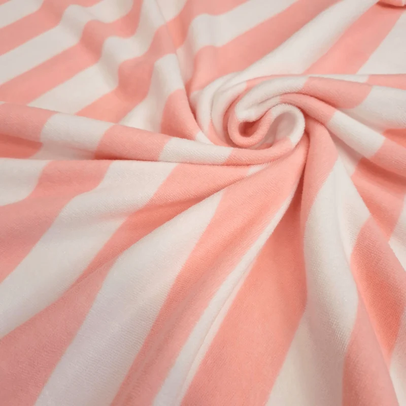 Microspugna di Cotone H 150 cm - STRISCE ROSA