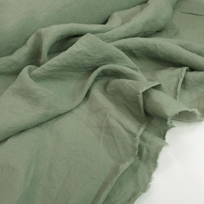 Lino Stonewashed H 300 cm - SALVIA