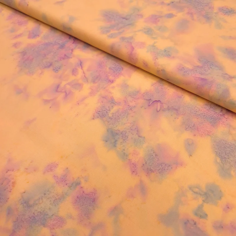 Cotone Americano Batik H 110 cm - SFUMATURE/ALBICOCCA CHIARO
