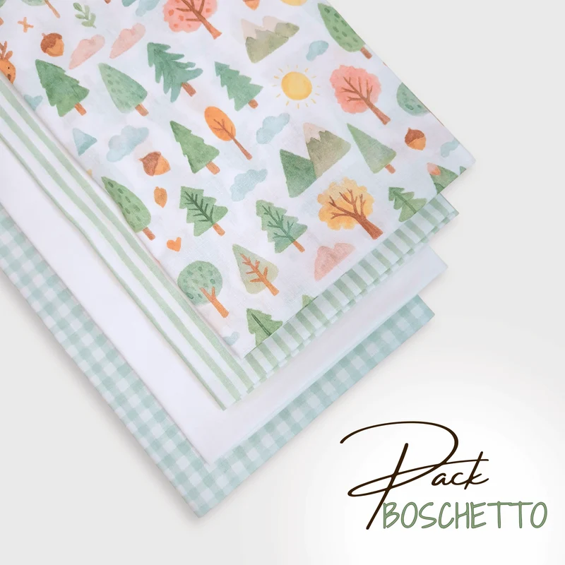 PACK BOSCHETTO - 4 pezzi 70 x 100 cm