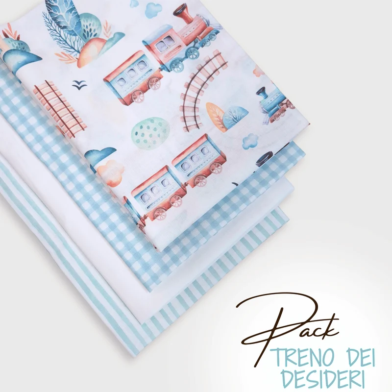PACK TRENO DEI DESIDERI - 4 pezzi 70 x 100 cm