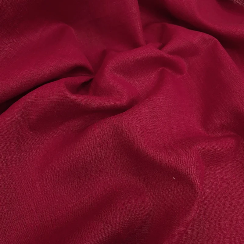 Lino H 140 cm - BORDEAUX