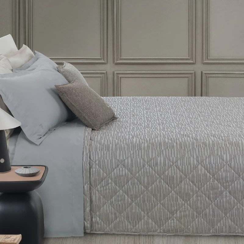 Copriletto Primaverile Tract in Raso Jacquard 90 gr/mq