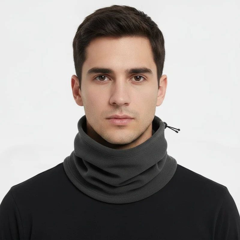 Collo con coulisse basic uomo - Grigio
