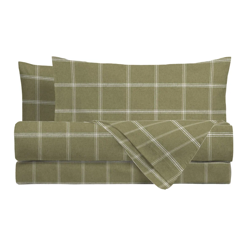Completo Letto Singolo con Stampa Atelier - Fantasia Efrem Green