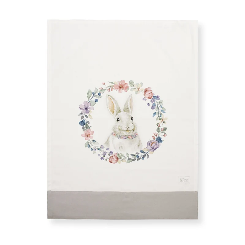 Strofinaccio pasquale Nuvole di Stoffa Bunny in cotone Decoro Pasqua 6696