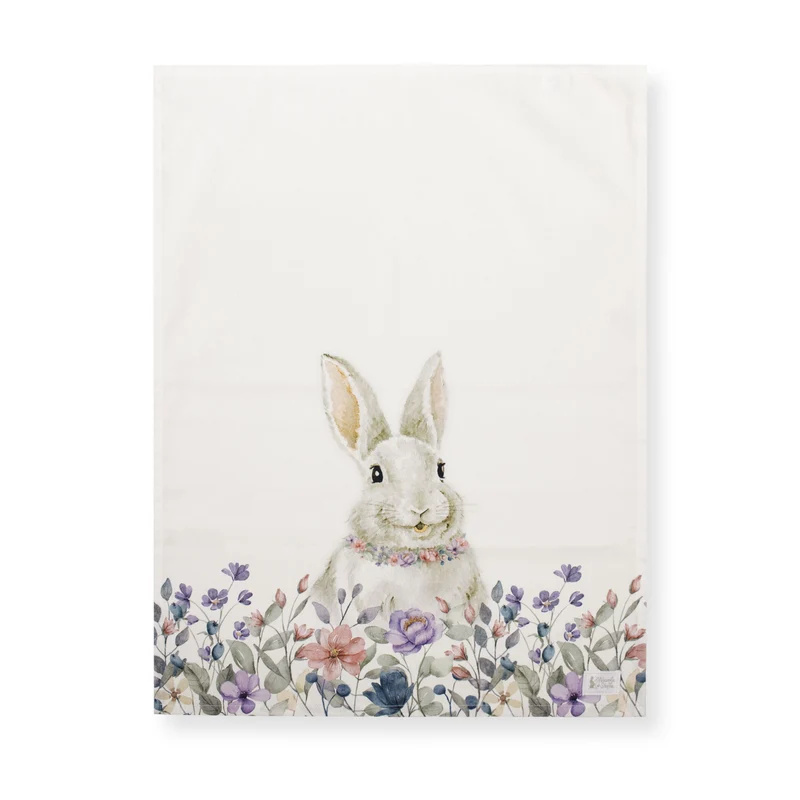 Strofinaccio pasquale Nuvole di Stoffa Bunny in cotone Decoro Pasqua 6697