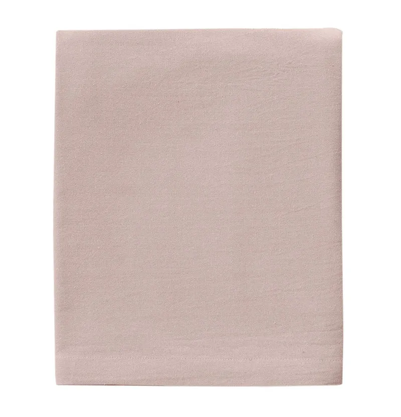 Tovaglia Tinta in Filo Atelier Fragrance 140x240 cm Tinta Unita Powder Pink