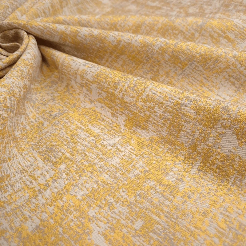 Tessuto Arredo Jacquard H 140 cm - TEXTURE GIALLO ORO