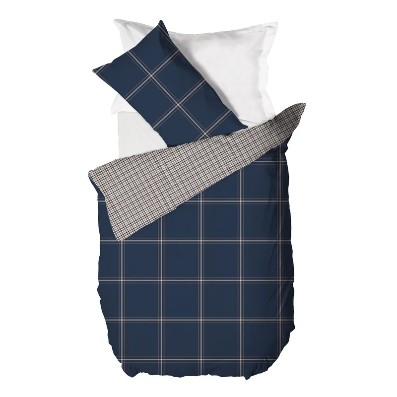 Parure Copripiumino Piazza e Mezza in Cotone con Stampa - Fantasia Dream Me Mayson Dark Blue
