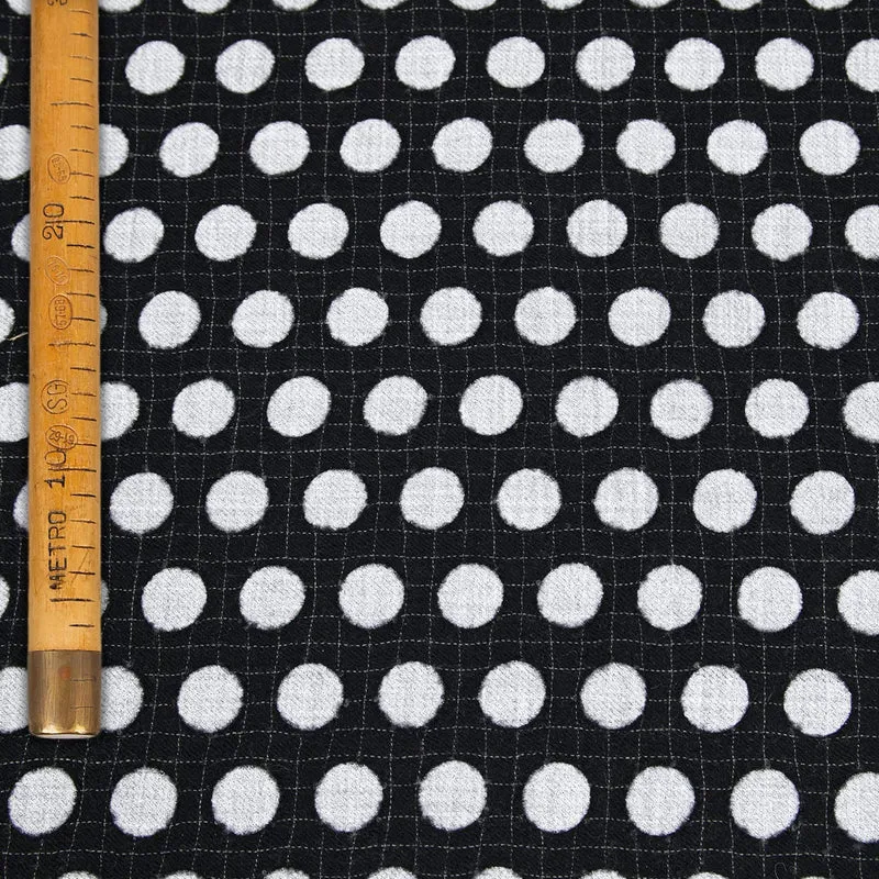 Mussola di Lana Stampa Pois - Polka Dots