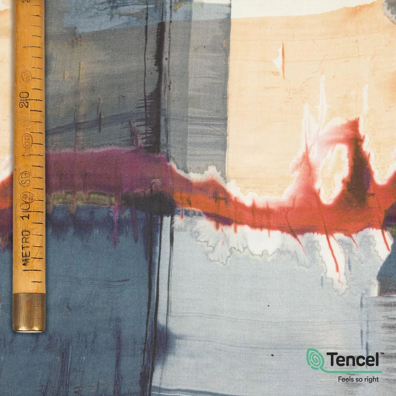 Tencel Lyocell Stampato - Aria
