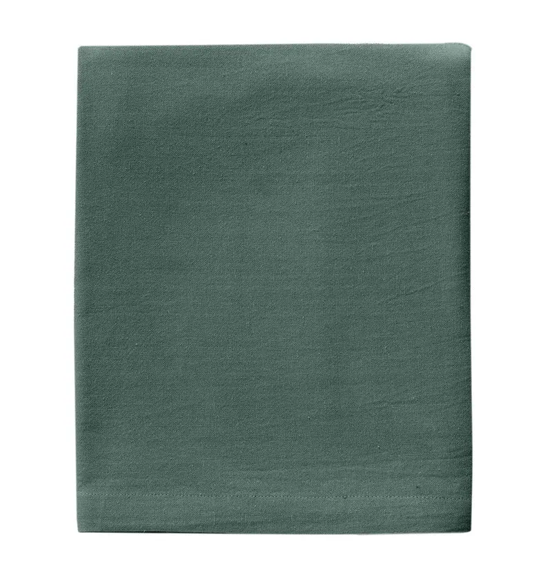 Tovaglia Tinta in Filo Atelier Fragrance 140x240 cm Tinta Unita Dark Green