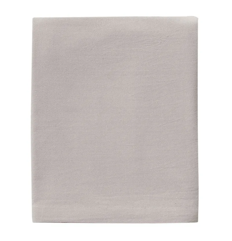 Tovaglia Tinta in Filo Atelier Fragrance 140x180 cm Tinta Unita Ash Grey