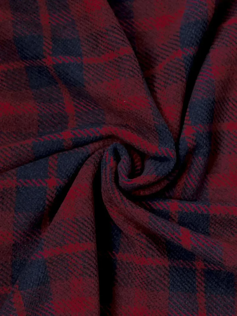 Tartan pesante rosso