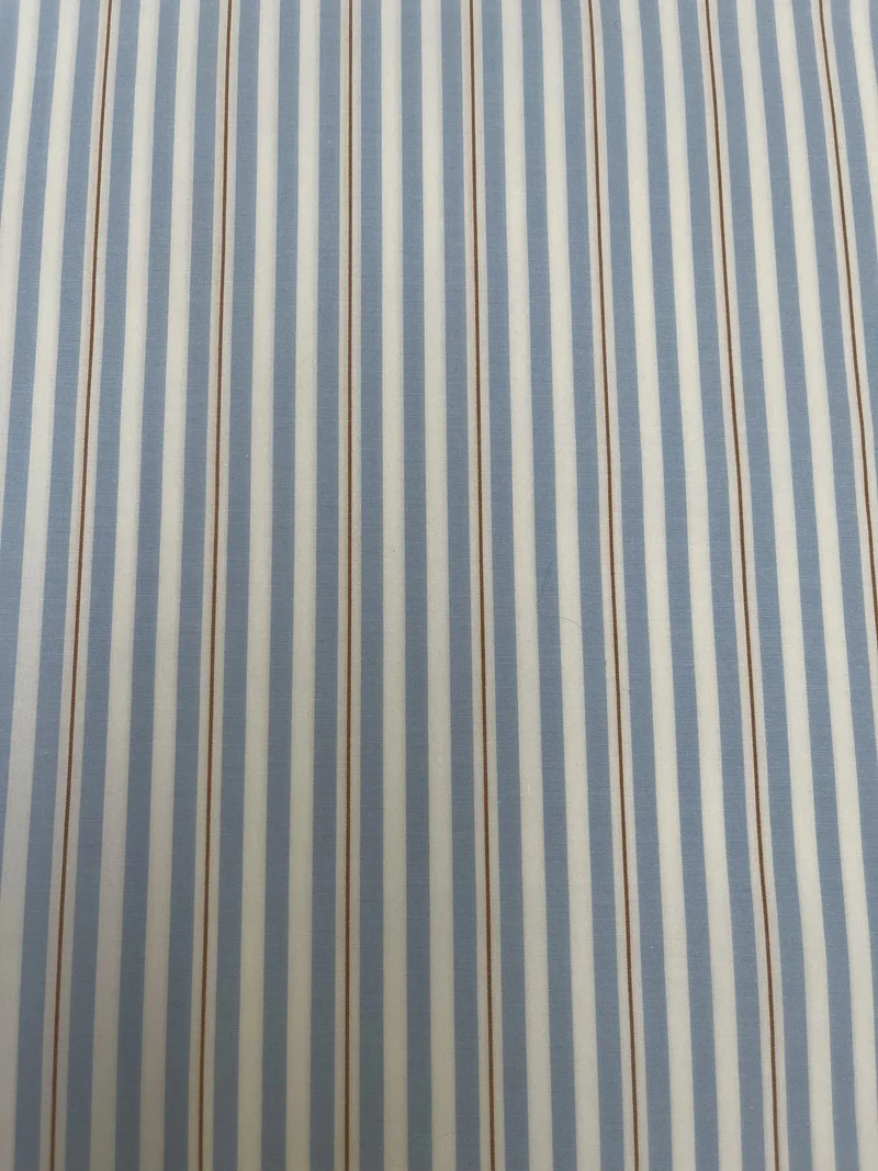 Popeline rigato bicolore
