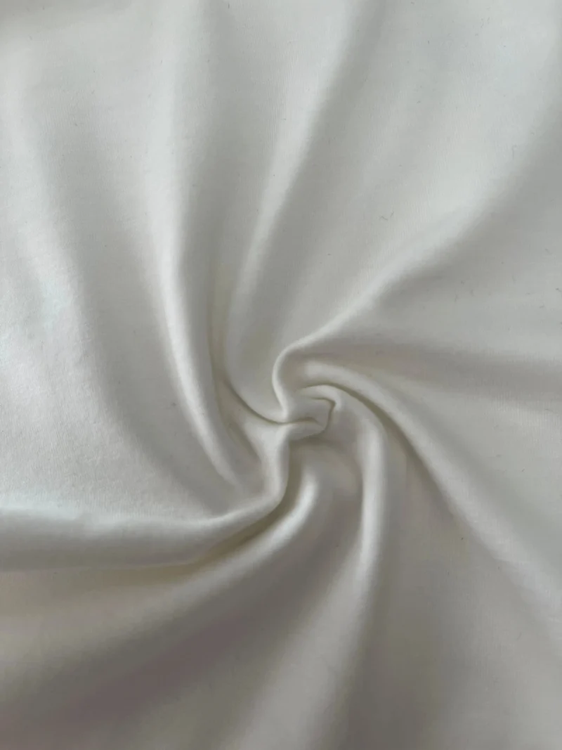 Jersey super elasticizzato bianco