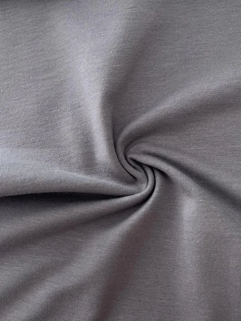 Jersey elasticizzato grigio
