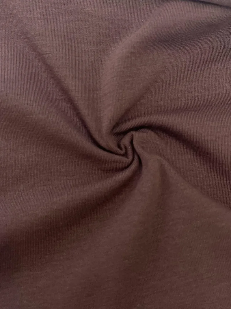 Jersey elasticizzato marrone