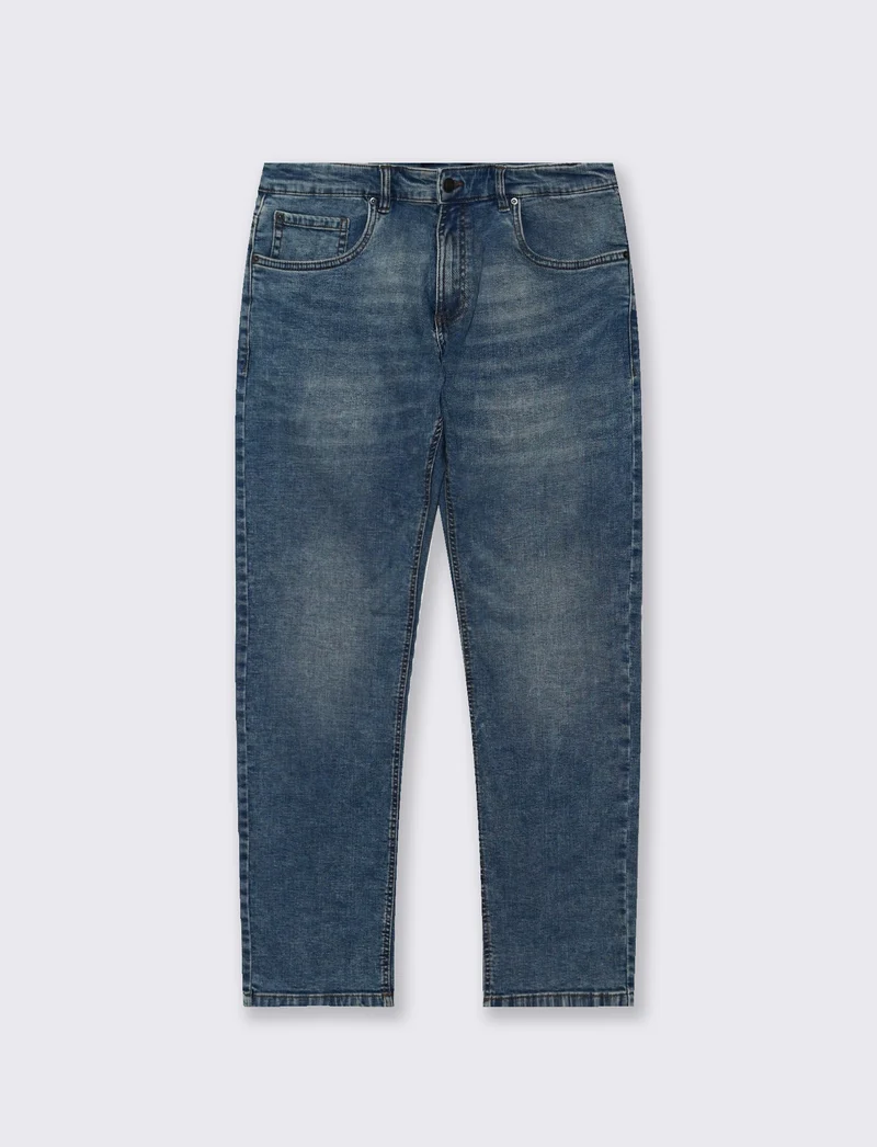JEANS SLIM FIT BLU MEDIO - Denim