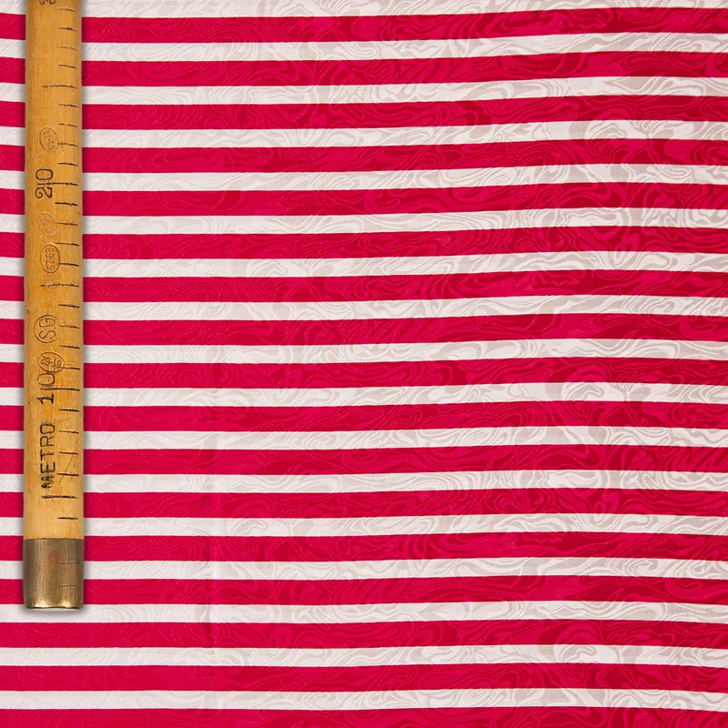 Seta Crêpe de Chine Jacquard - Awning