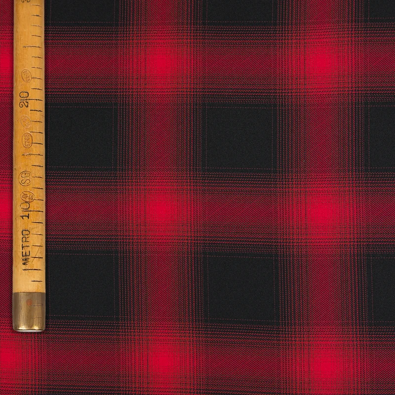 Seta Crêpe de Chine Tartan - Buffalo Silk