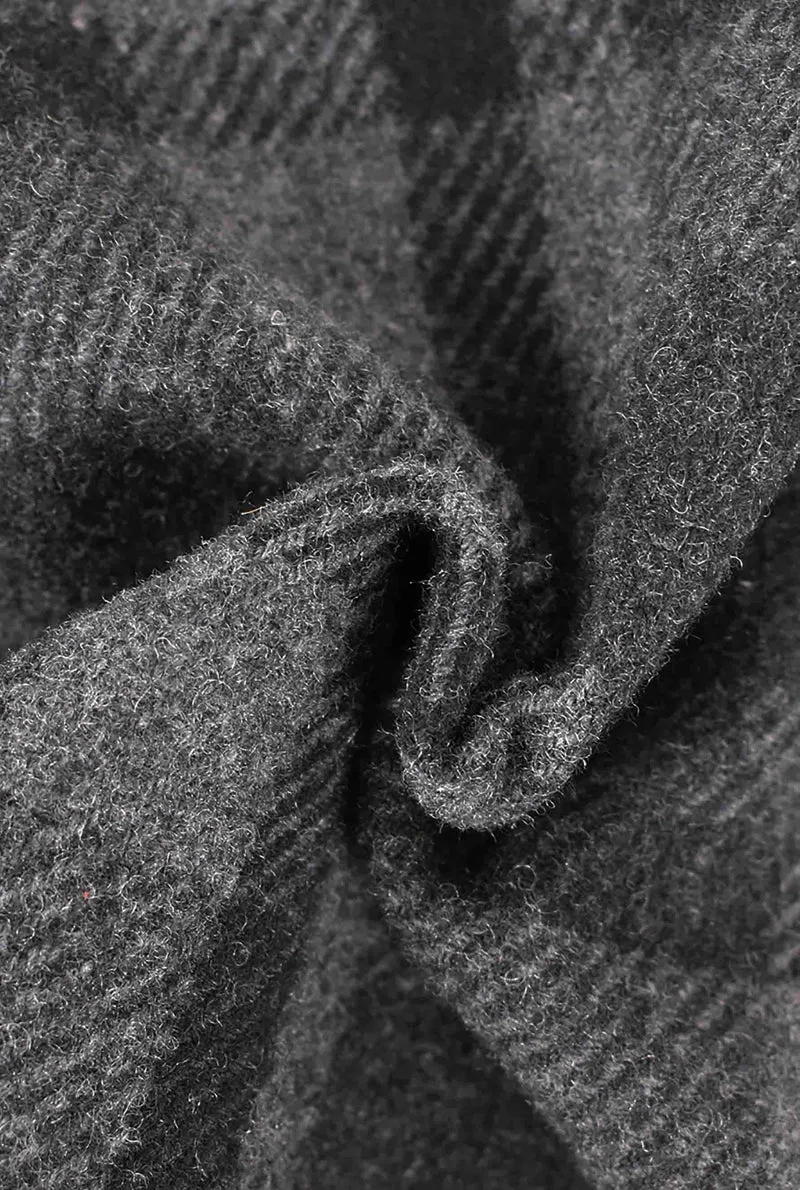Tartan in misto lana