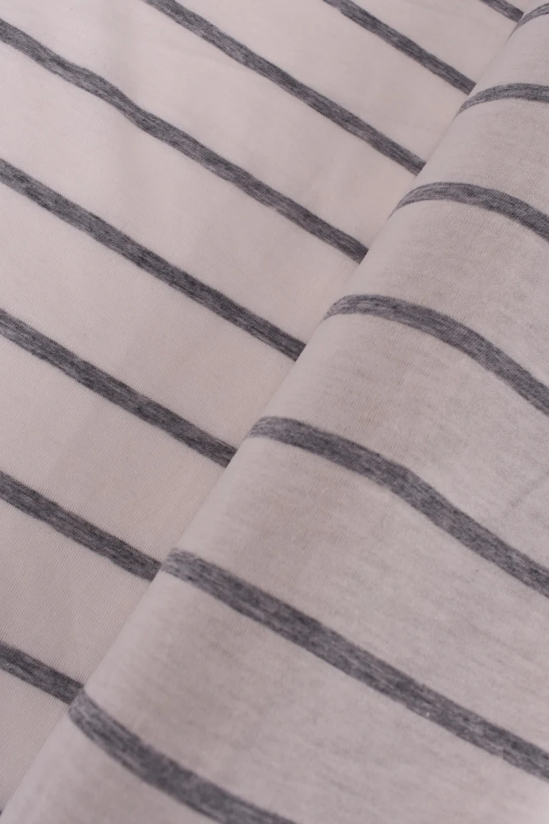 Jersey 100% cotone fantasia a righe