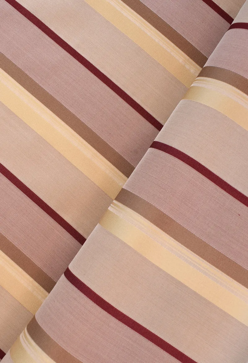 Jacquard 100% seta fantasia a righe