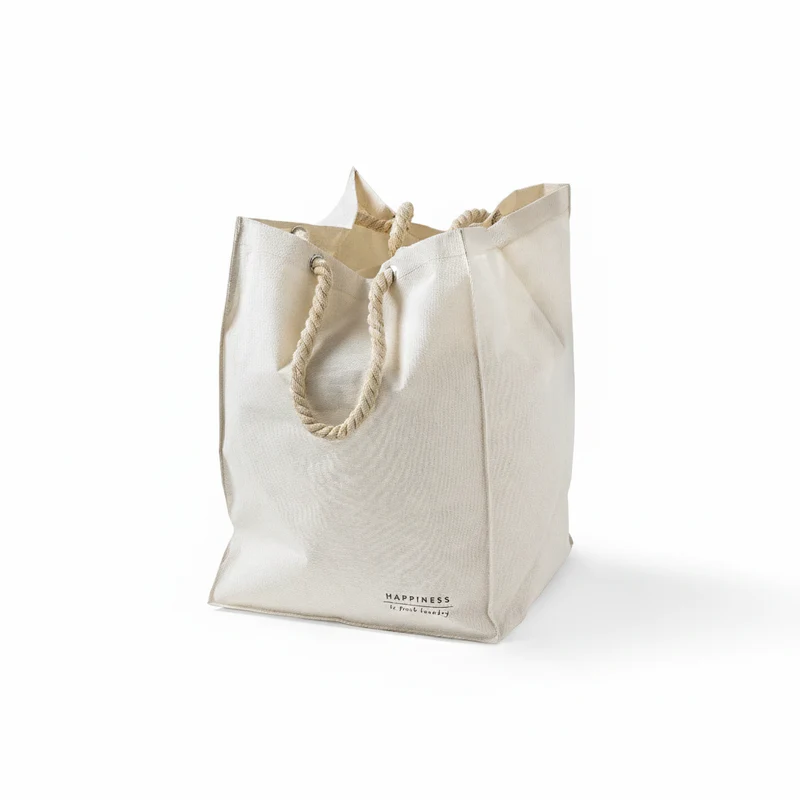 Borsa Lavanderia in Display Soft cm 36,5x34x49 Tinta Unita Cream