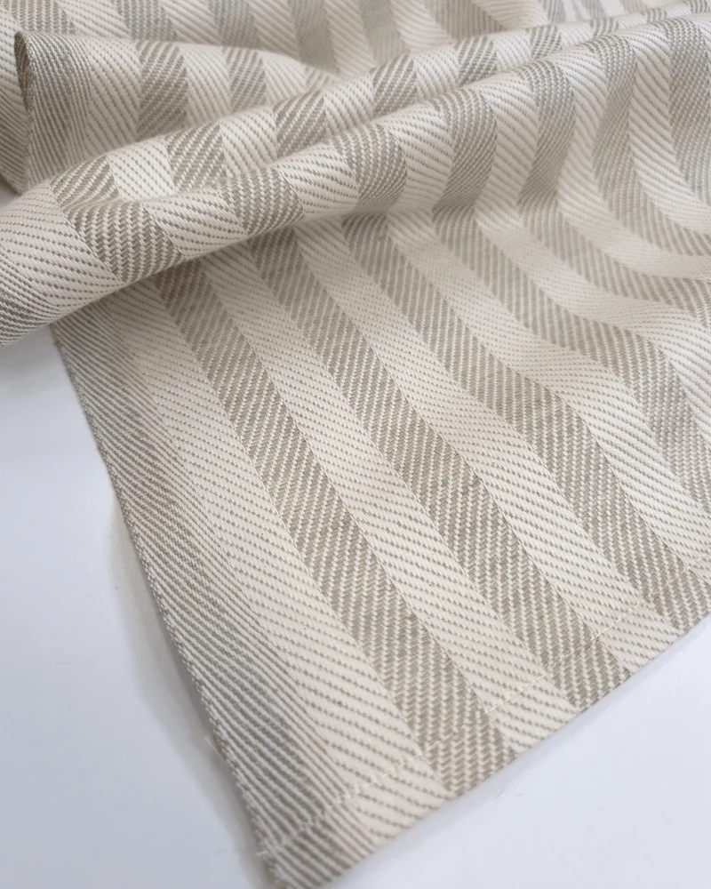Asciugapiatti 60x83 cm "Rinfranto Spigato" Misto Lino - GRIGIO
