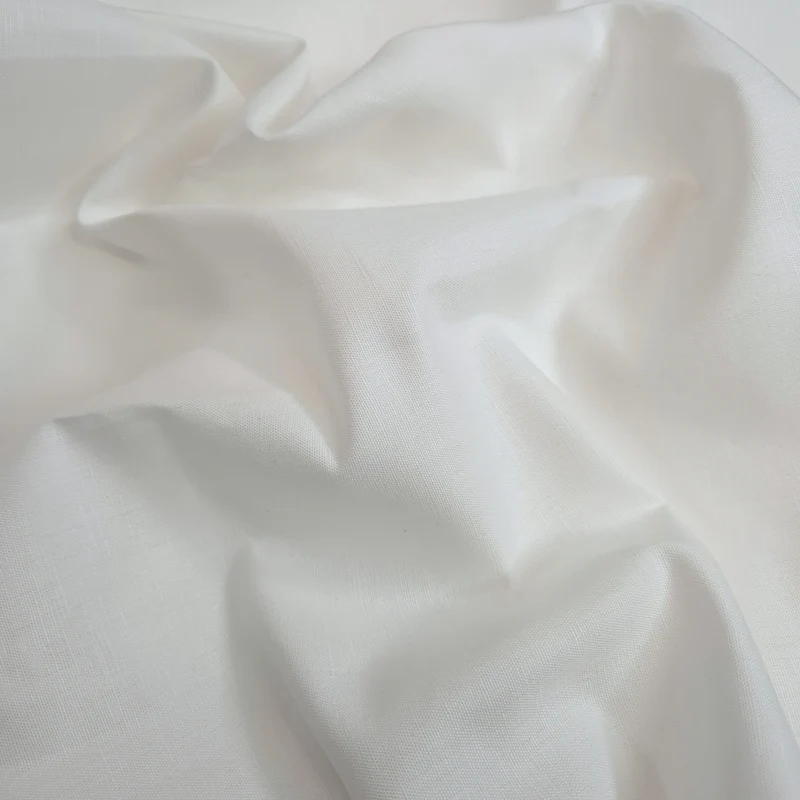 Misto Lino/Cotone H 310 cm - BIANCO