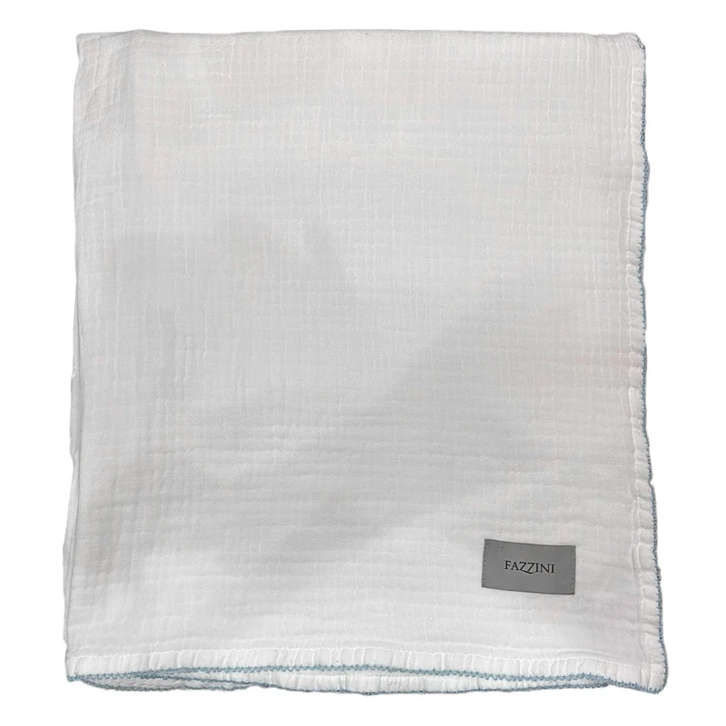 Copertina in Tessuto Jacquard Stonewashed - Crochet
