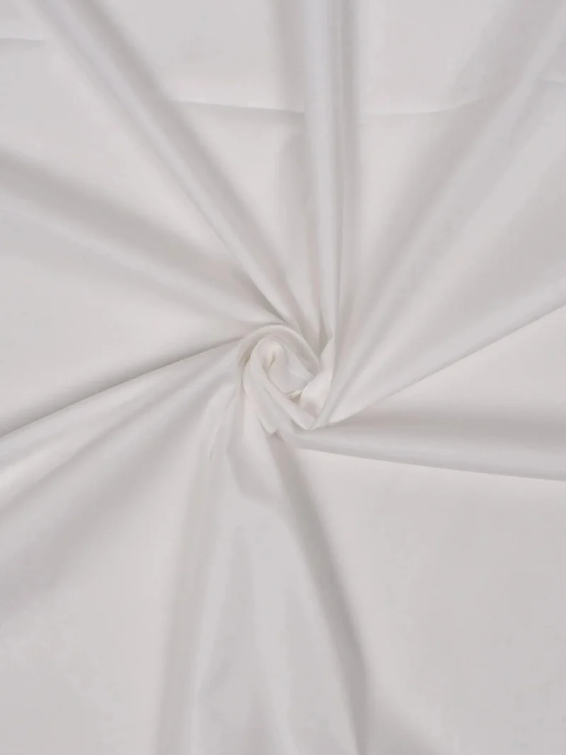 Popeline elasticizzato bianco