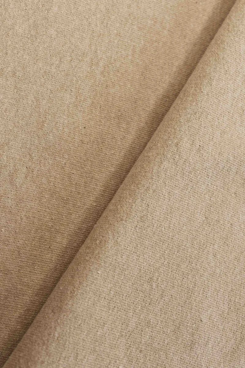 Felpa stretch misto cotone organico non garzata