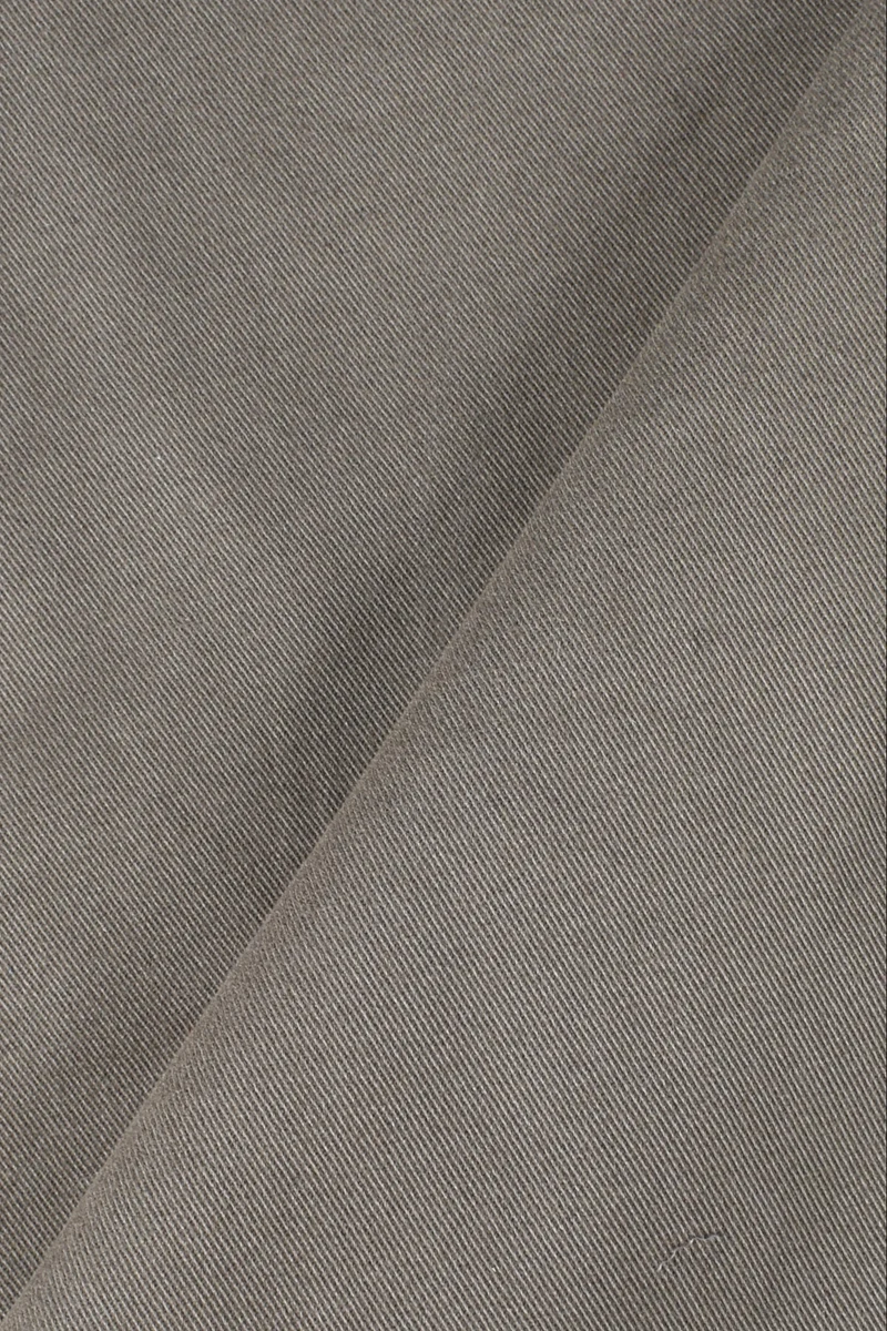 Gabardina vellutata stretch in cotone