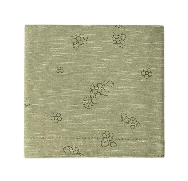 THUN® Tovaglia Cambric Verde 160X270 cm Country Fields Green