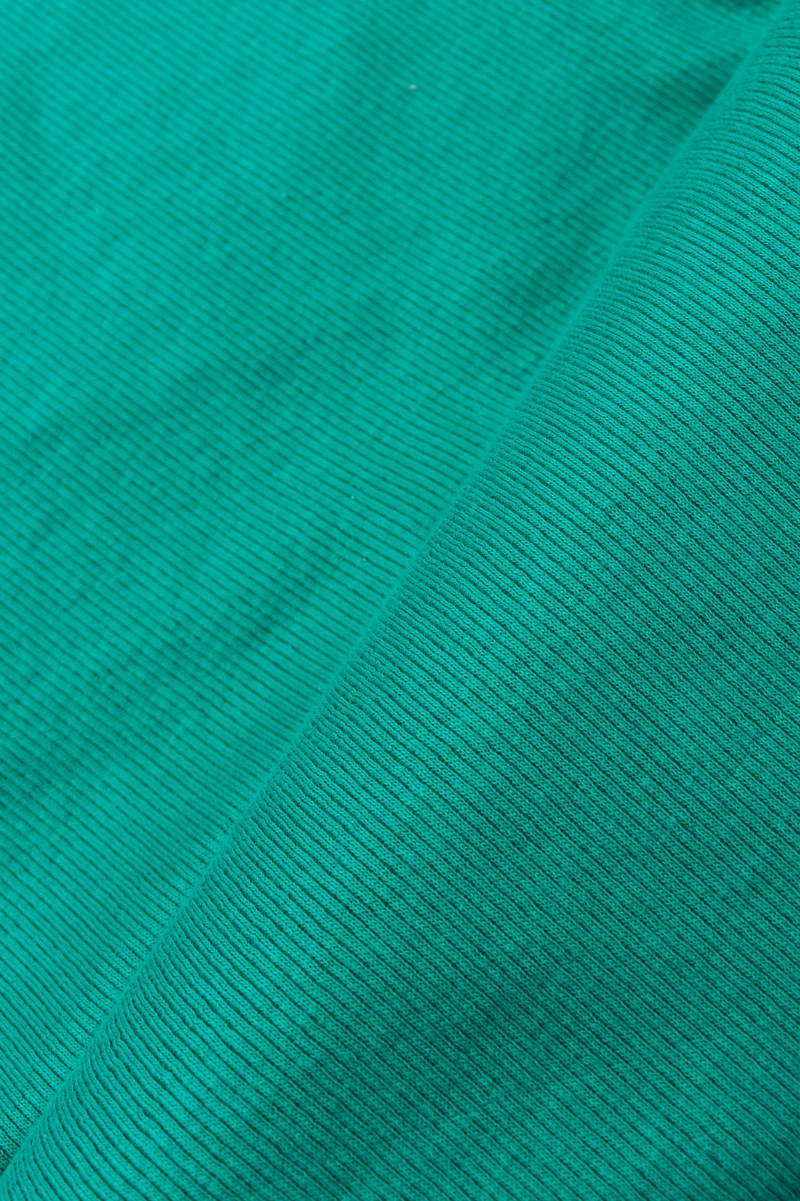 Jersey in cotone a costine elasticizzato