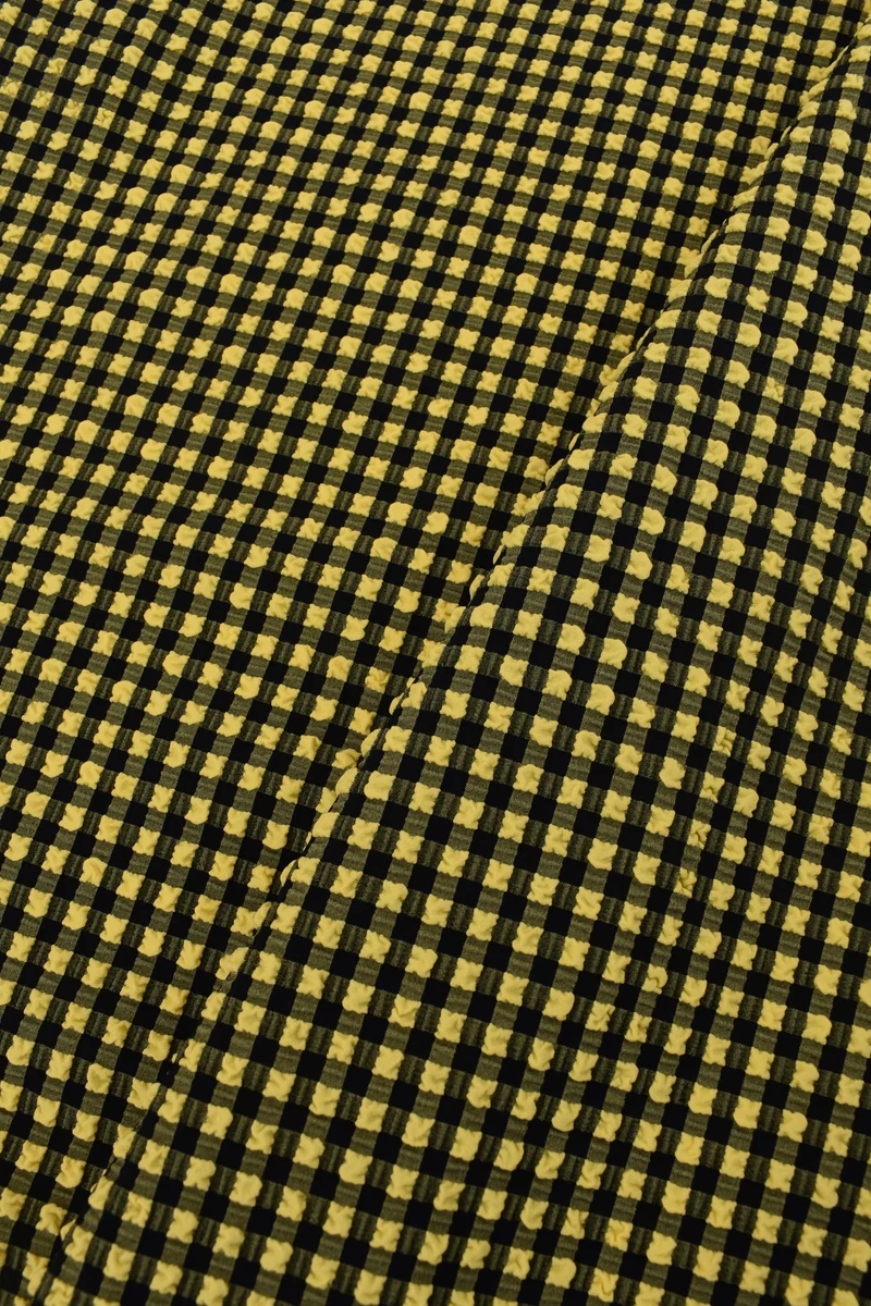 Seersucker bi-elastico vichy