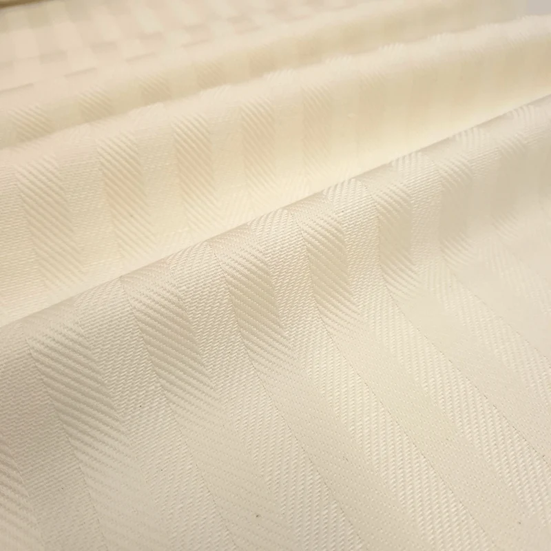 Tessuto H 60 cm per Asciugapiatti "Rinfranto Spigato" Misto Lino - ECRU