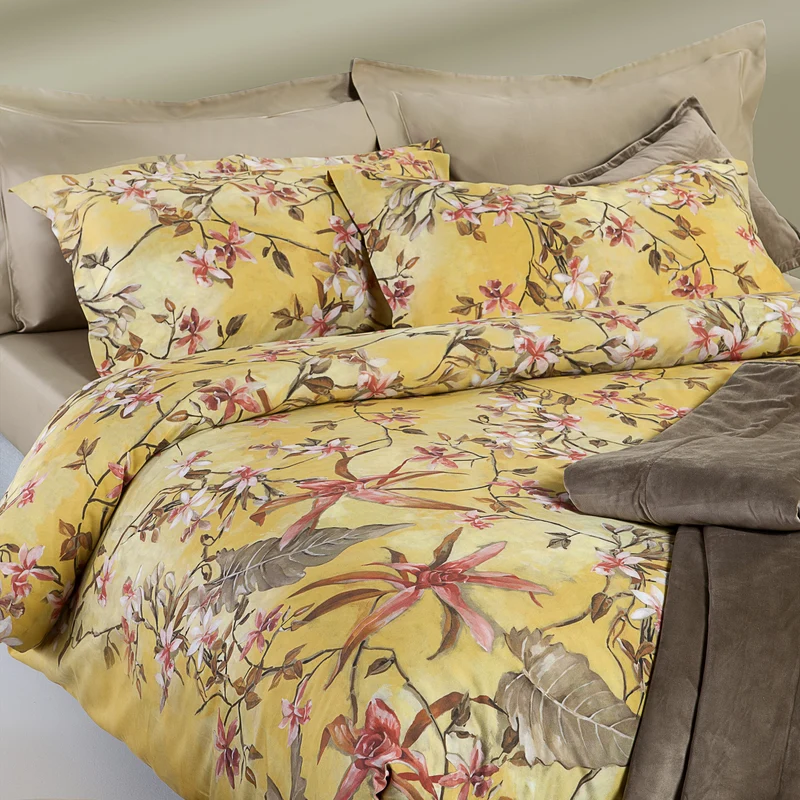 Copripiumino con federe sauvage flowers Floreale in Percalle