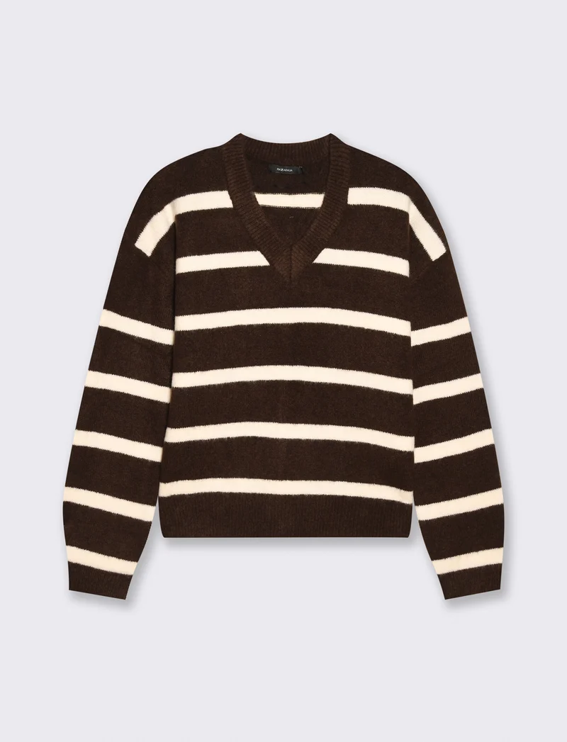 Pullover con scollo a V elegante e versatile - var 3
