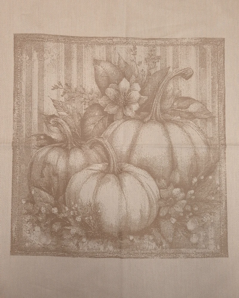 Asciugapiatti 75x58 cm in puro cotone - ZUCCHE/NOCCIOLA