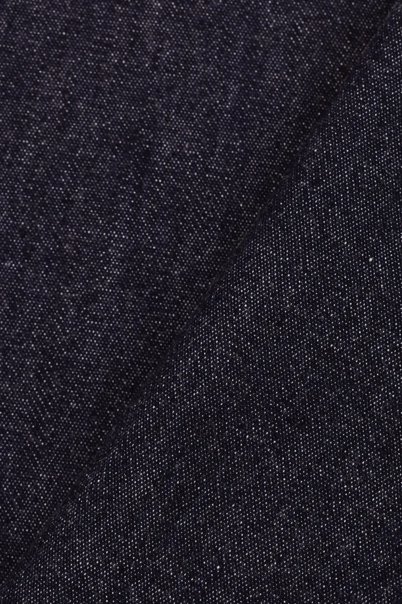 Chambray elasticizzato in cotone