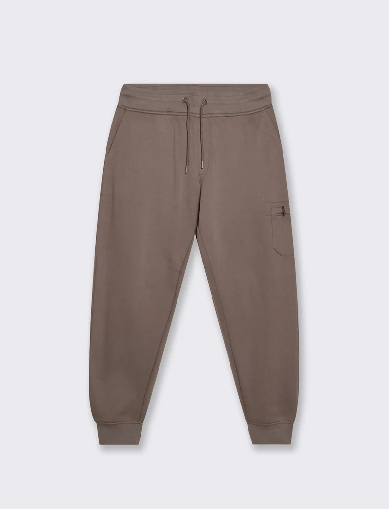 Pantaloni jogger in felpa con tasche - Grigio