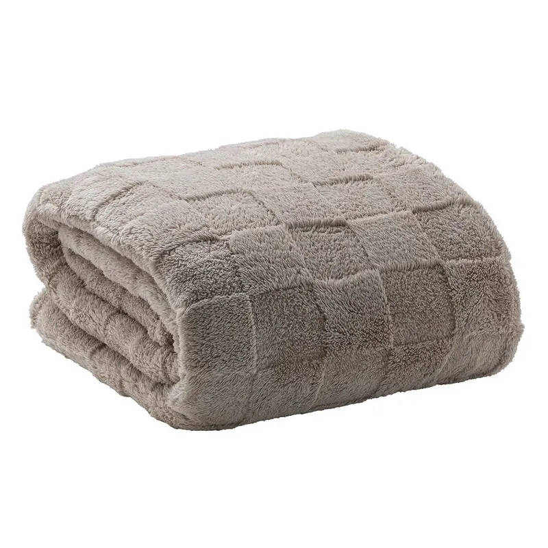 Plaid 120x160cm Juniper Gin Tinta Unita Beige